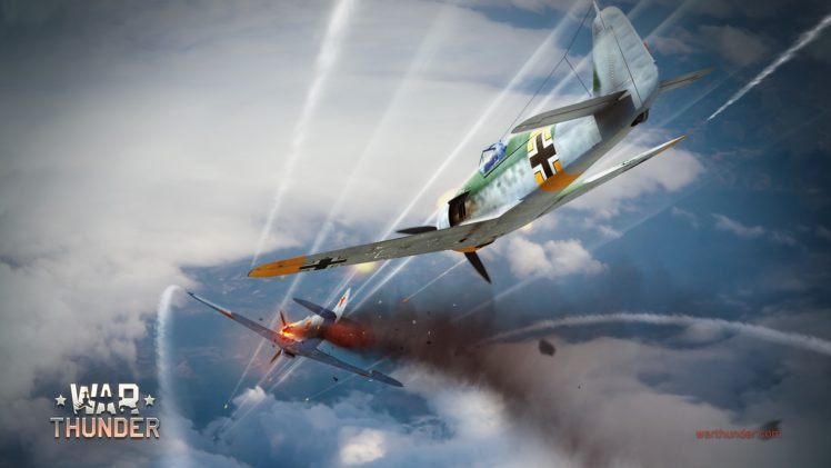 War Thunder, Airplane, Gaijin Entertainment, Focke Wulf Fw 190, Lavochkin La 5 HD Wallpaper Desktop Background