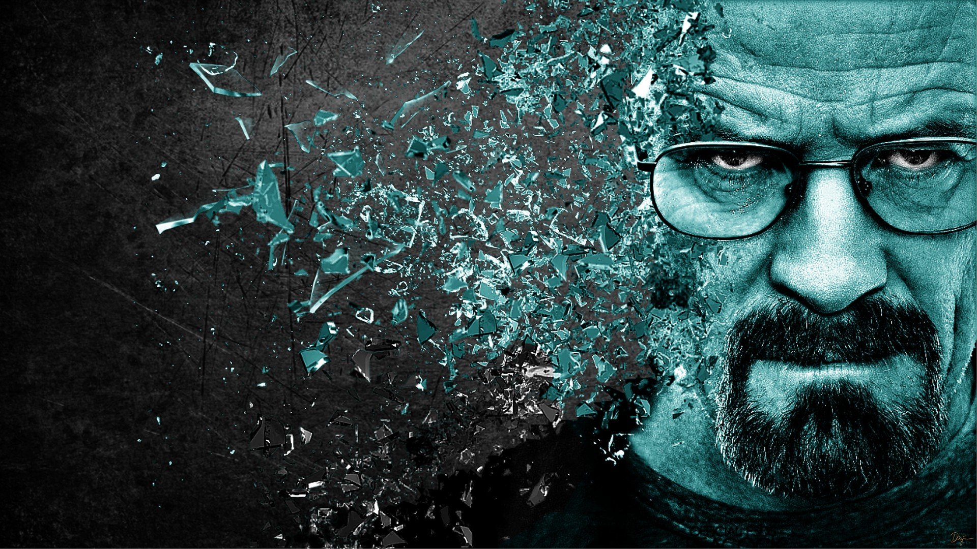 Walter White, Breaking Bad, Shattered, Selective coloring Wallpaper