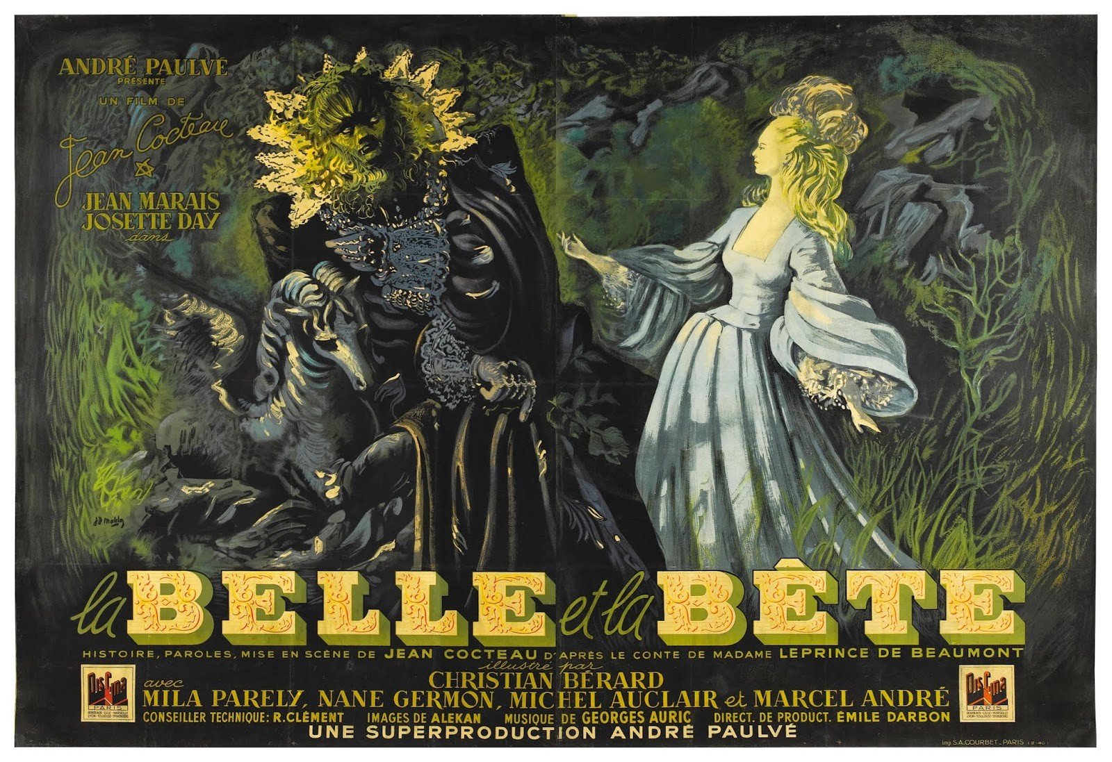 Jean Cocteau, Film posters, La Belle et la Bête, Beauty and the Beast Wallpaper