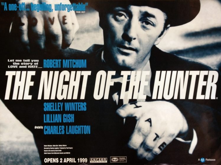 Robert Mitchum, The Night of the Hunter, Film posters, Tattoo, Charles Laughton HD Wallpaper Desktop Background