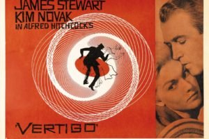 James Stewart, Kim Novak, Film posters, Vertigo, Alfred Hitchcock