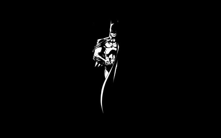 Batman, Comic art, Minimalism HD Wallpaper Desktop Background