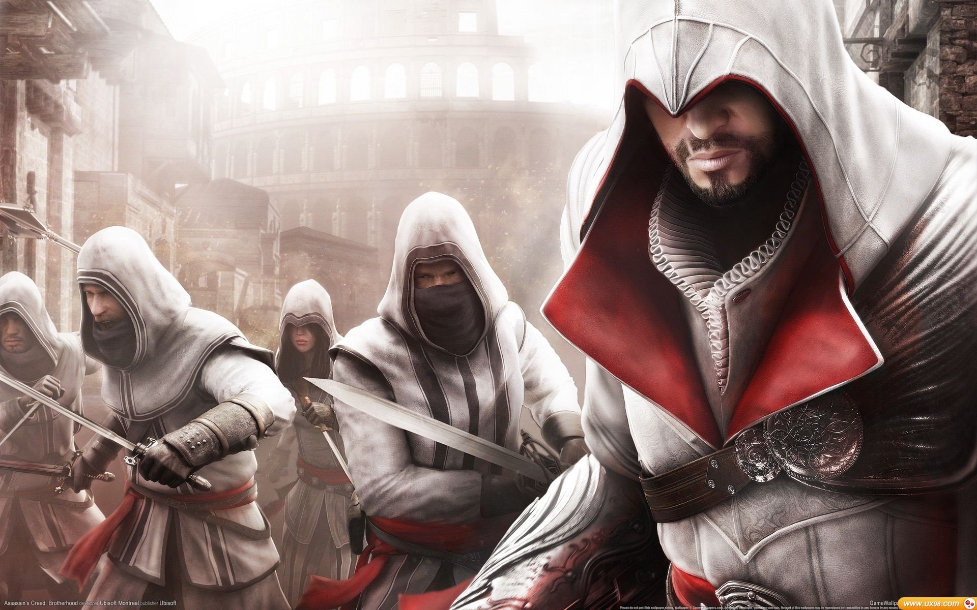 Ezio Auditore da Firenze, Assassin&039;s Creed, Assassin&039;s Creed: Brotherhood, Rome, Video games Wallpaper