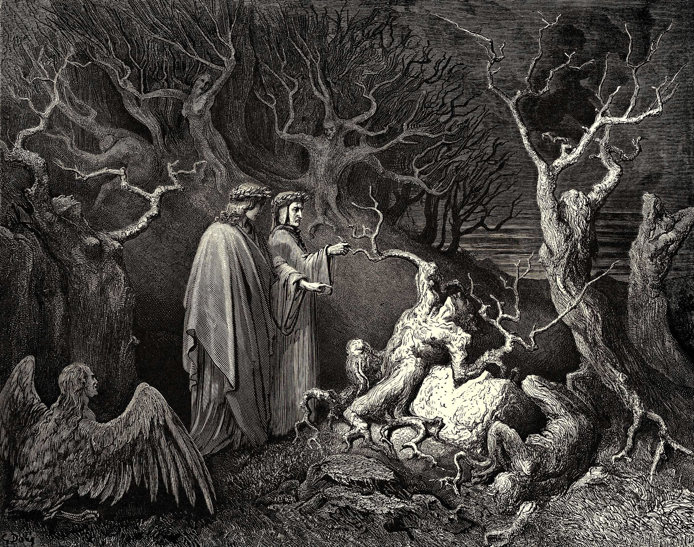 Dante Alighieri, Gustave Doré, The Divine Comedy, Dante&039;s Inferno, Classic art Wallpaper