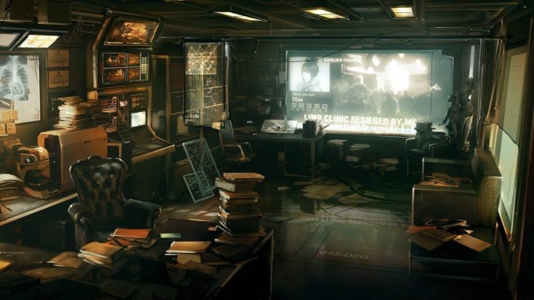 Deus Ex: Human Revolution, Deus Ex, Cyberpunk HD Wallpaper Desktop Background