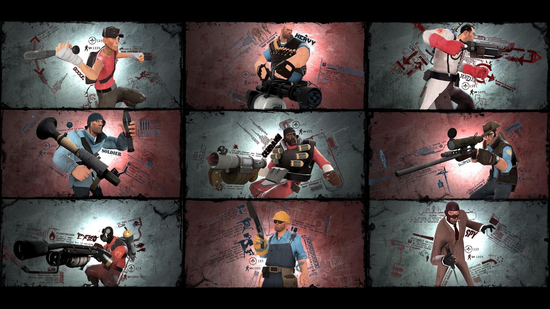 video games, Team Fortress 2 Wallpaper