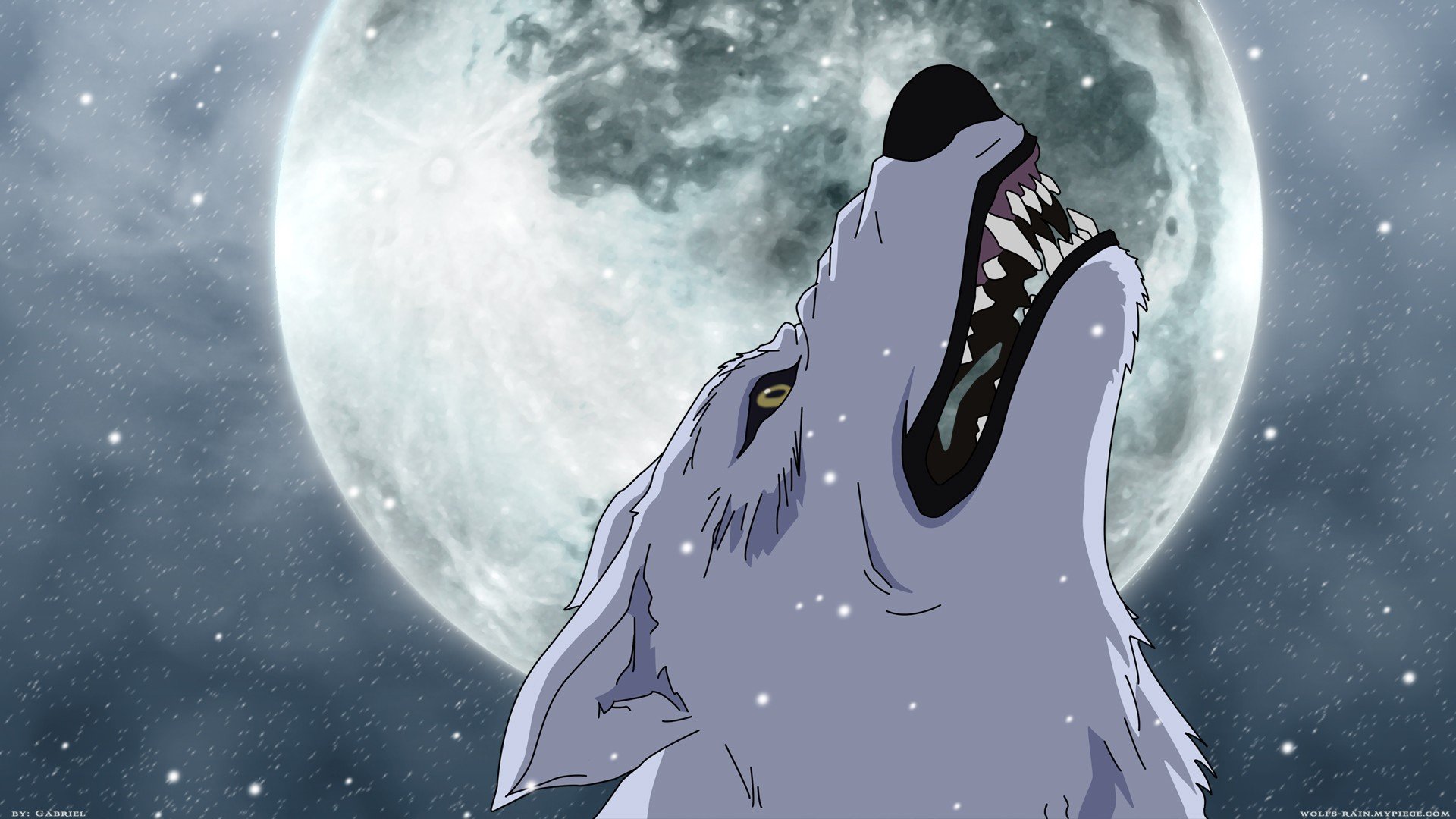 wolf, Manga Wallpaper