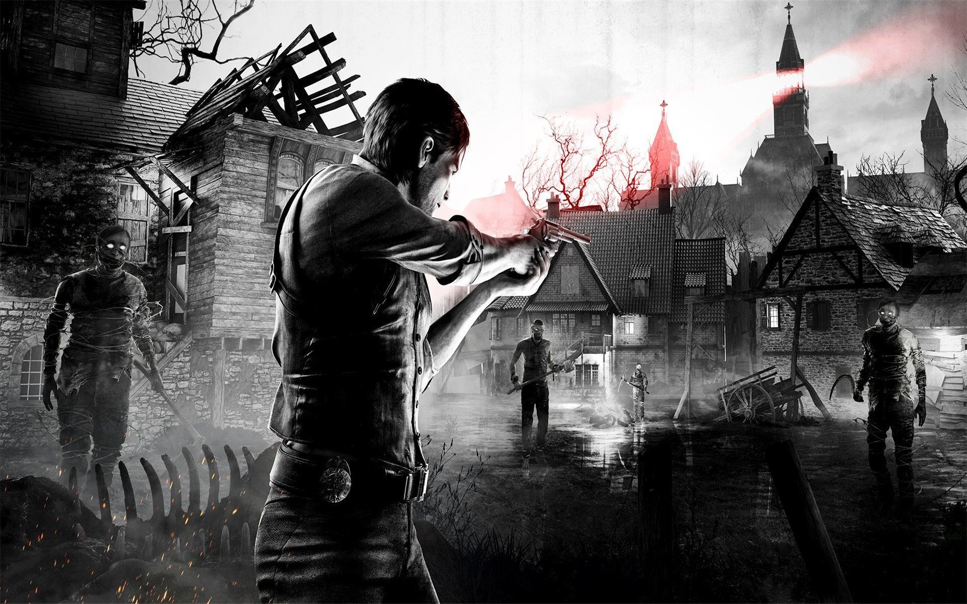 The Evil Within, Video games, Selective coloring Wallpaper