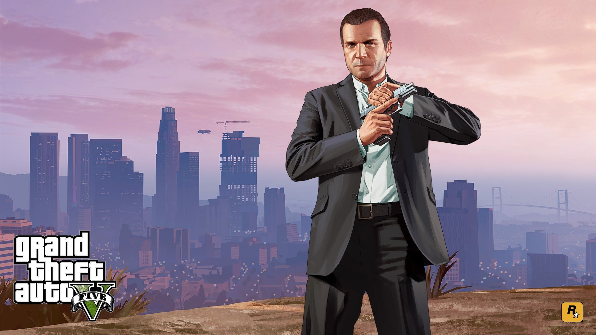 Grand Theft Auto, Grand Theft Auto V, Michael, Video games Wallpaper