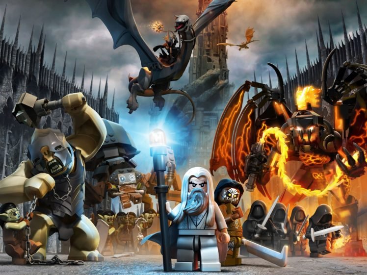 LEGO, The Lord of the Rings HD Wallpaper Desktop Background
