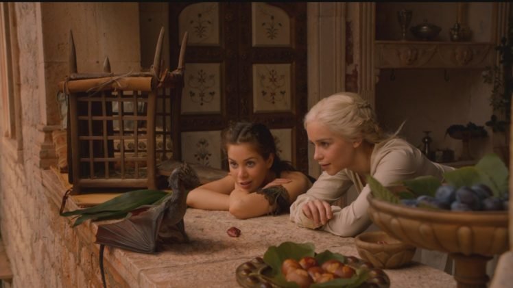 Daenerys Targaryen, Emilia Clarke, Game of Thrones, Dragon HD Wallpaper Desktop Background