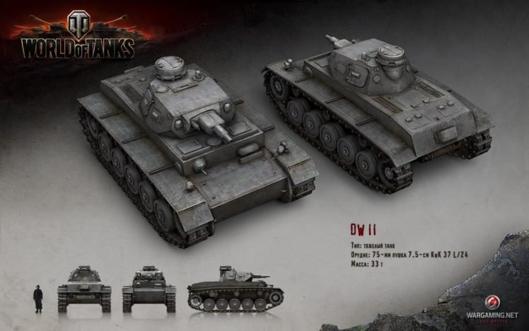 World of Tanks, Tank, DW 2 HD Wallpaper Desktop Background