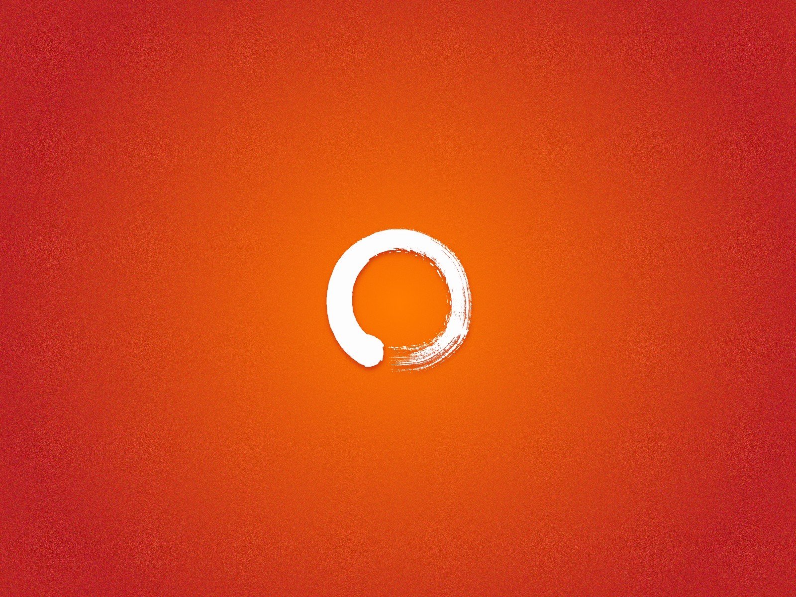 orange background, Circle Wallpaper