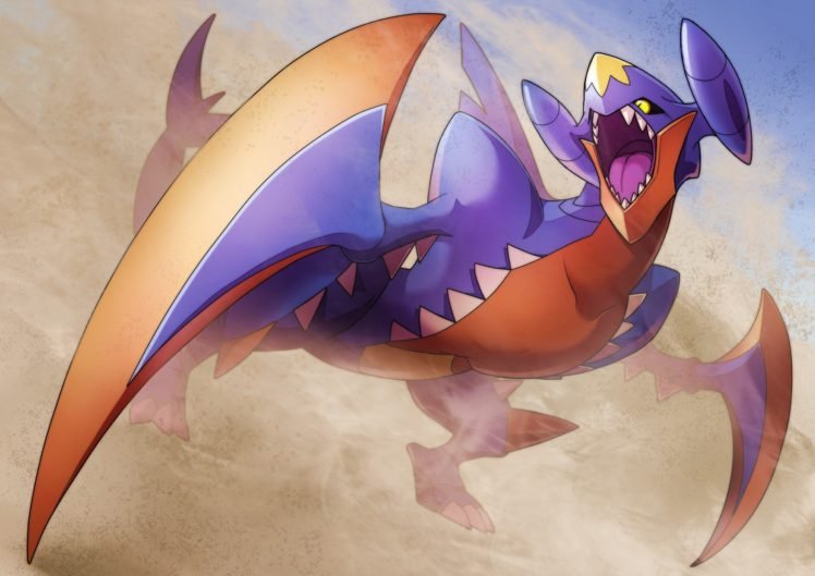 Garchomp, Pokémon HD Wallpaper Desktop Background