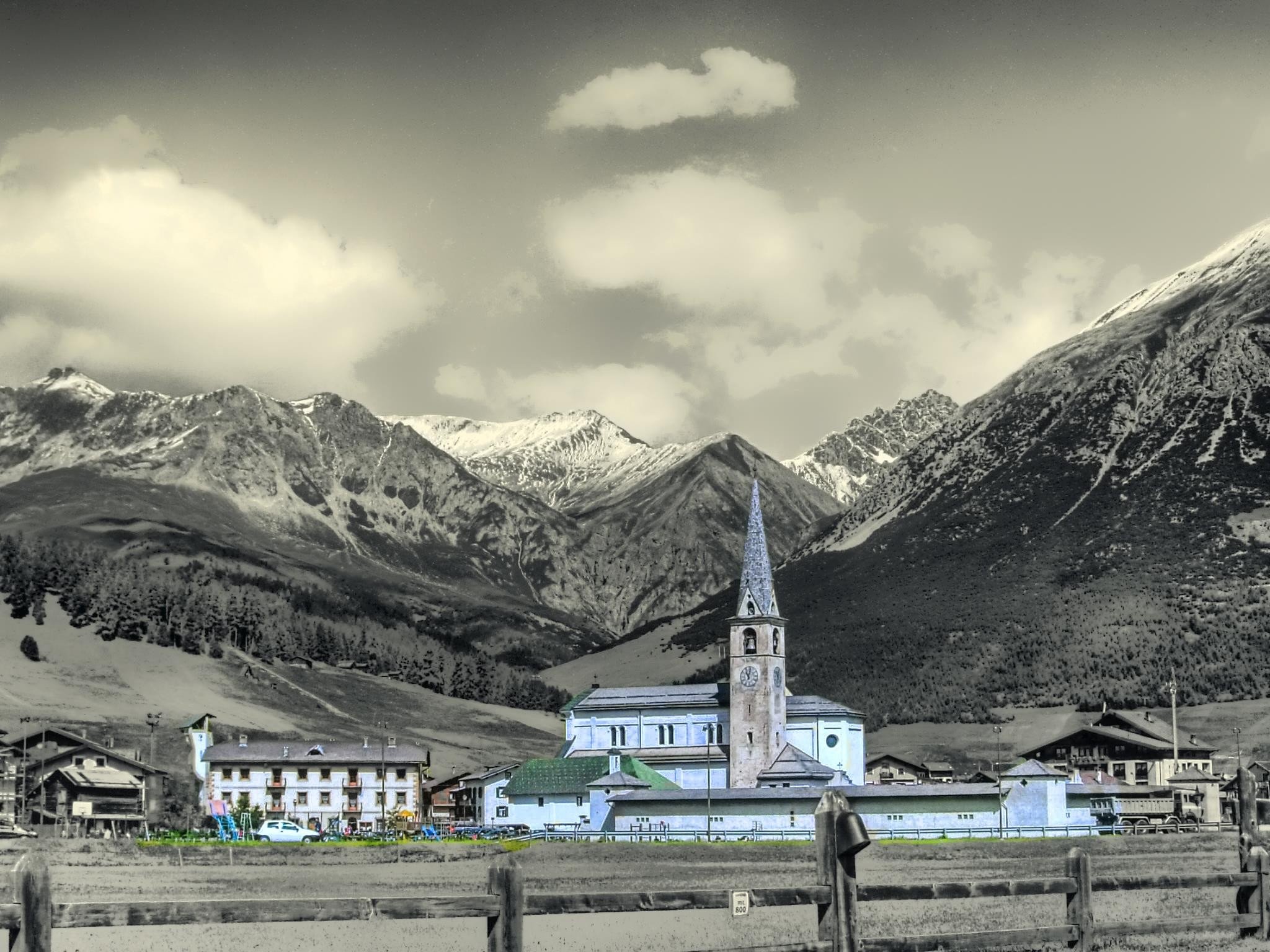 panoramas, Livigno Wallpaper
