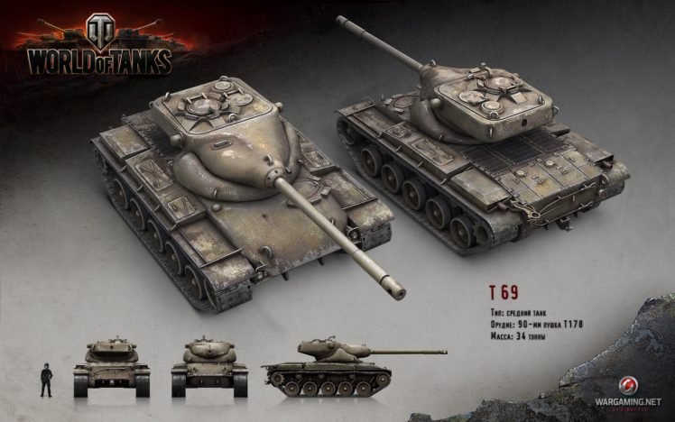 World of Tanks, Tank, Wargaming, T69, IS 3 HD Wallpaper Desktop Background