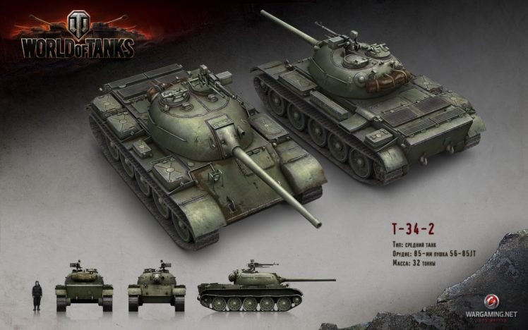 World of Tanks, Tank, Wargaming, T 34 2 HD Wallpaper Desktop Background