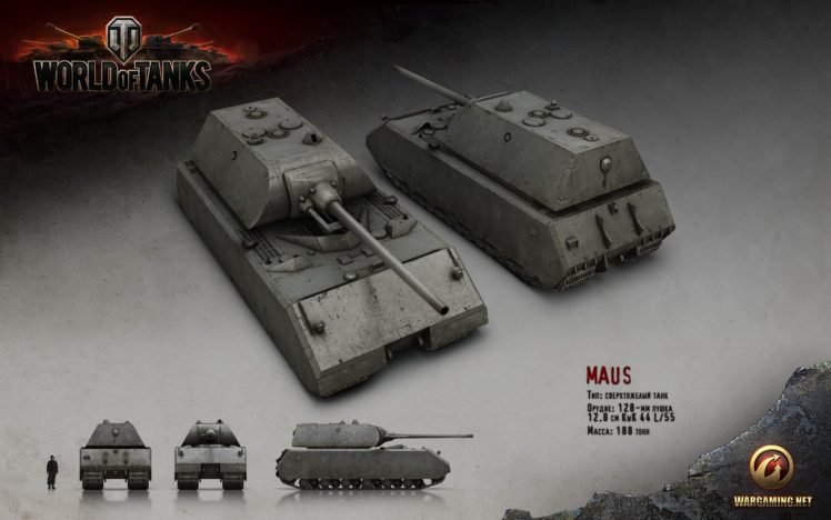 World of Tanks, Tank, Wargaming, Maus HD Wallpaper Desktop Background