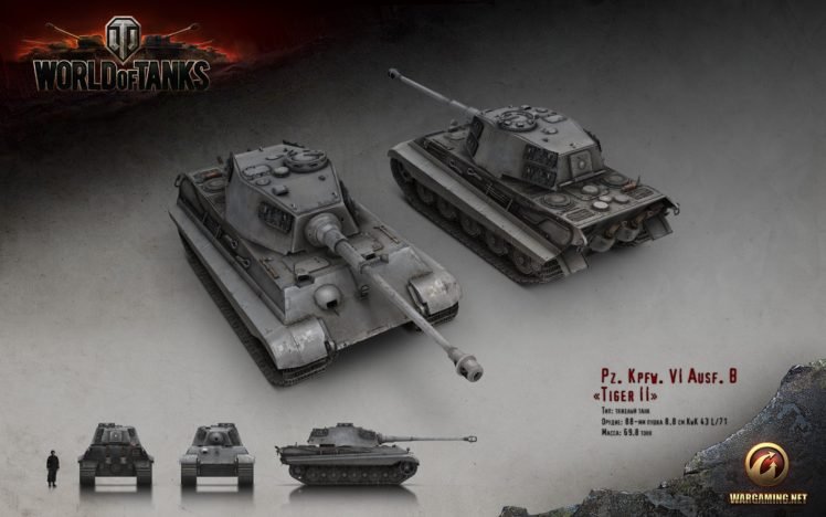 World of Tanks, Tank, Wargaming, Tiger II HD Wallpaper Desktop Background