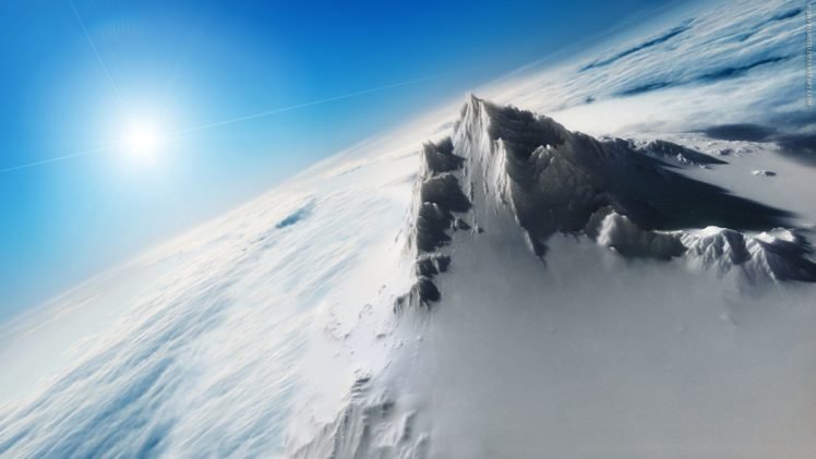 mountains, Clouds HD Wallpaper Desktop Background