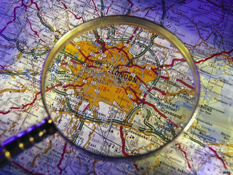 UK, London, Map HD Wallpaper Desktop Background
