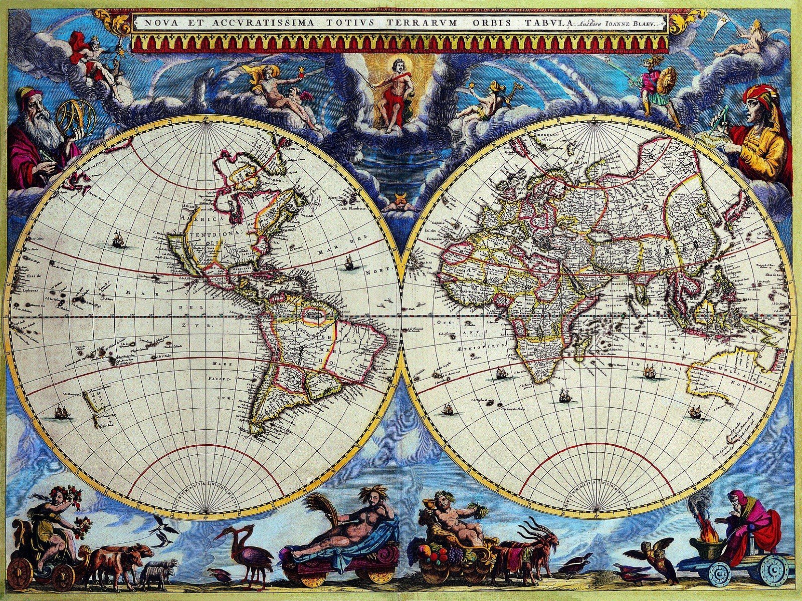 map, World map Wallpaper