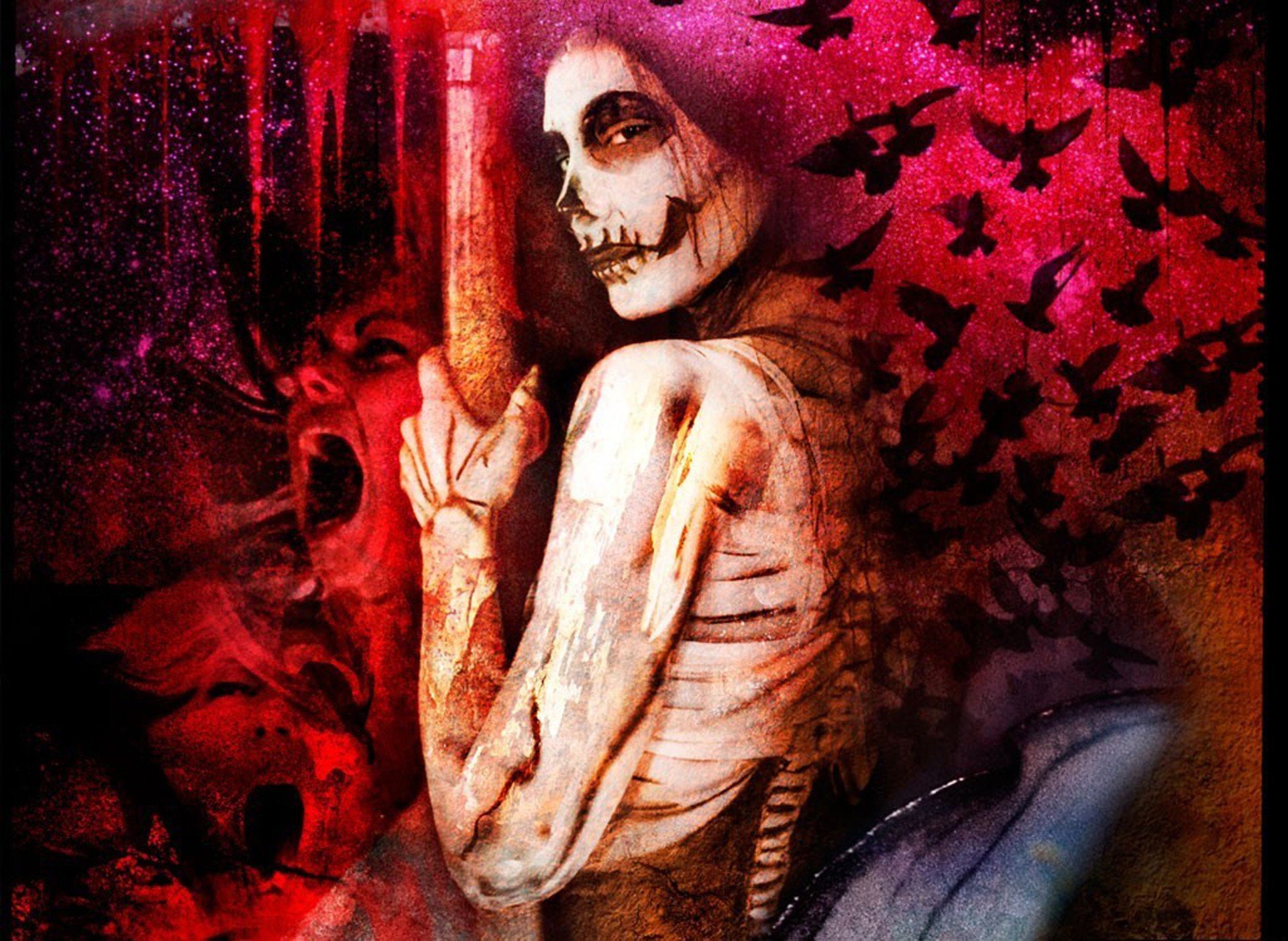 horror, Sugar Skull Wallpaper