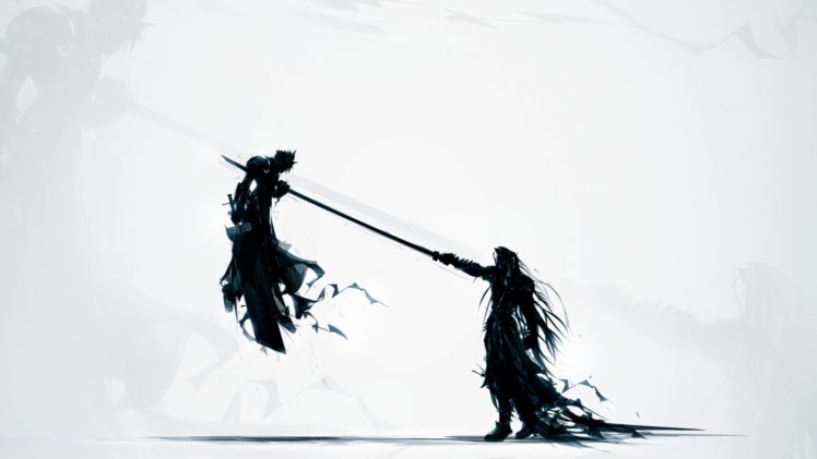 Final Fantasy, Cloud Strife, Sephiroth HD Wallpaper Desktop Background