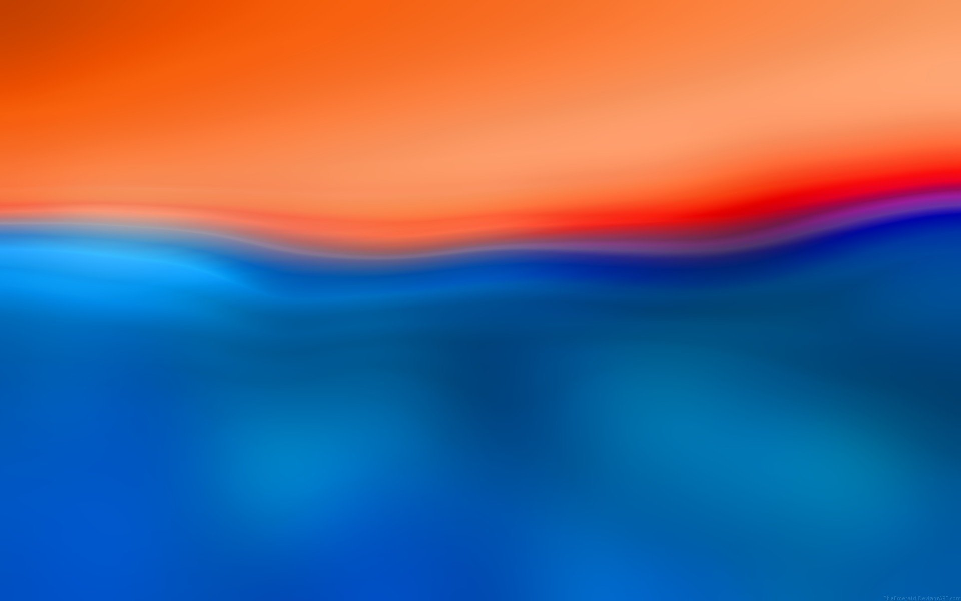 orange, Blue Wallpaper