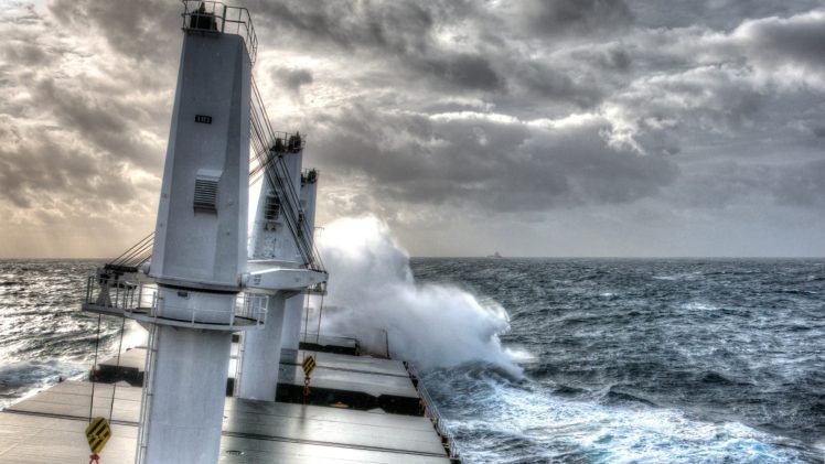 HDR, Ship, Storm HD Wallpaper Desktop Background
