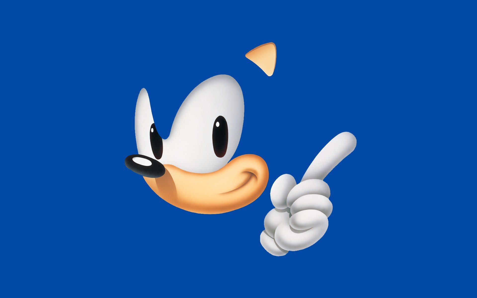 Sonic the Hedgehog, Minimalism Wallpaper