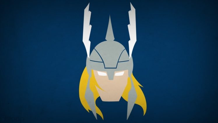 Thor, Minimalism, Superhero, Blo0p HD Wallpapers / Desktop and Mobile  Images & Photos