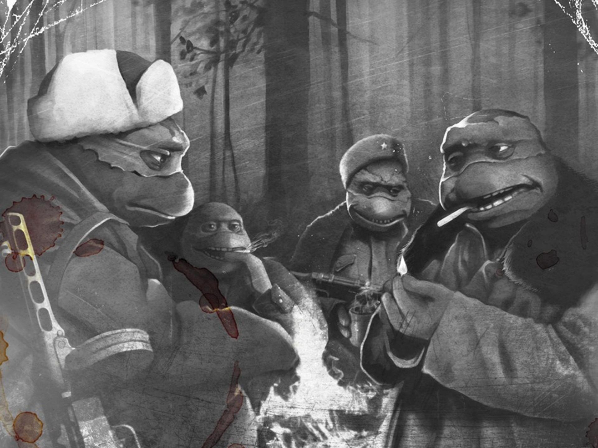 Teenage Mutant Ninja Turtles, War Wallpaper