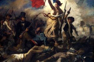 Delacroix, Painting, La Liberté guidant le peuple, Classic art