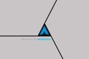 Arch Linux, Triangle, Gray