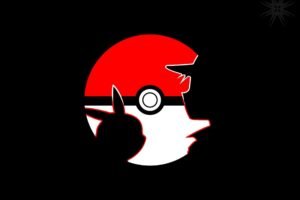 red, Pikachu, Pokéballs, Minimalism, Pokemon First Generation