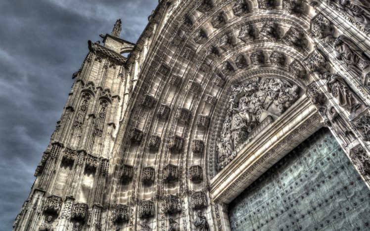 Sevilla, Cathedral, HDR HD Wallpaper Desktop Background