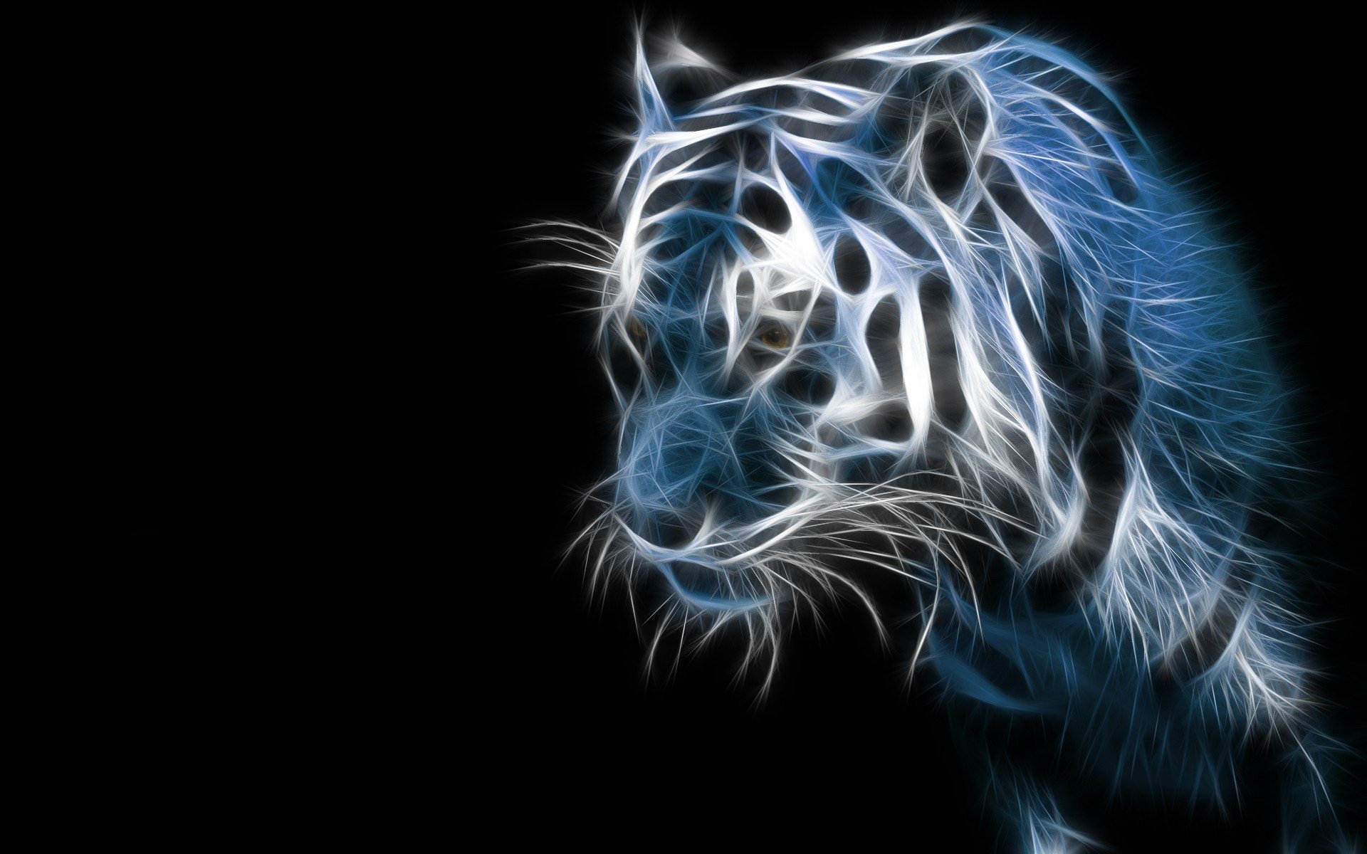 Fractalius, Tiger Wallpaper