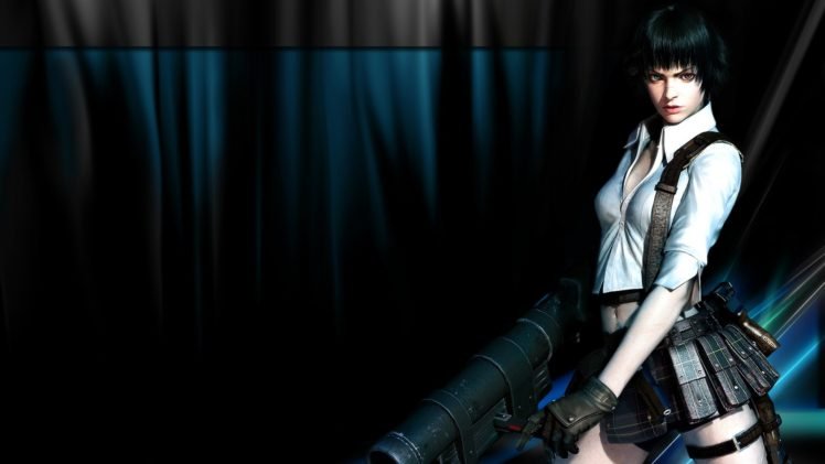 Devil May Cry, Lady (Devil May Cry), Weapon HD Wallpaper Desktop Background