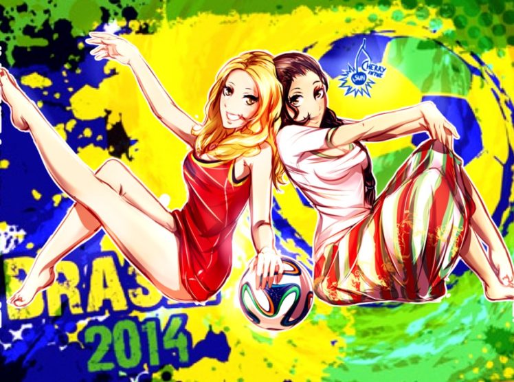 world cup girls, Belgium, Algeria HD Wallpaper Desktop Background