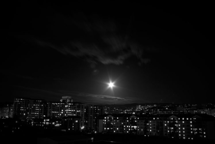 moon, Prishtina HD Wallpaper Desktop Background