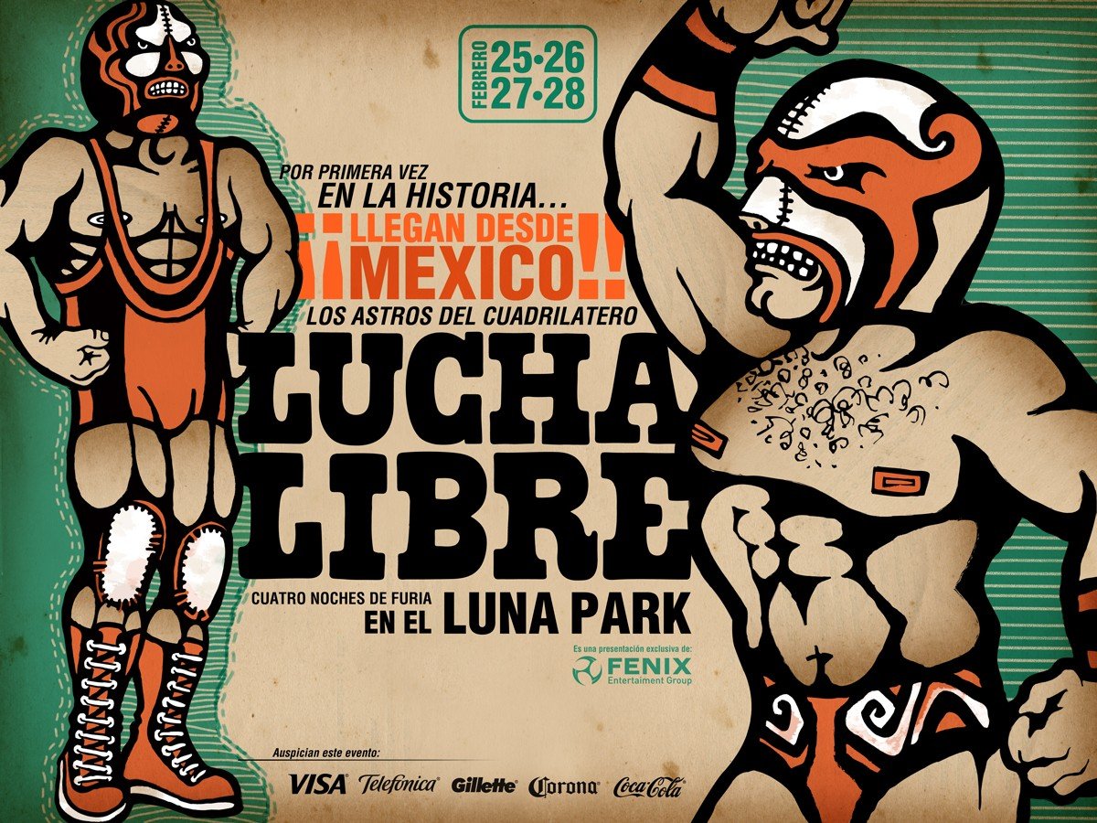 Lucha Libre, Poster Wallpaper