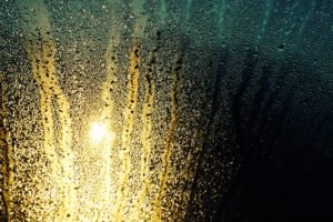 rain, Sunrise, Water on glass