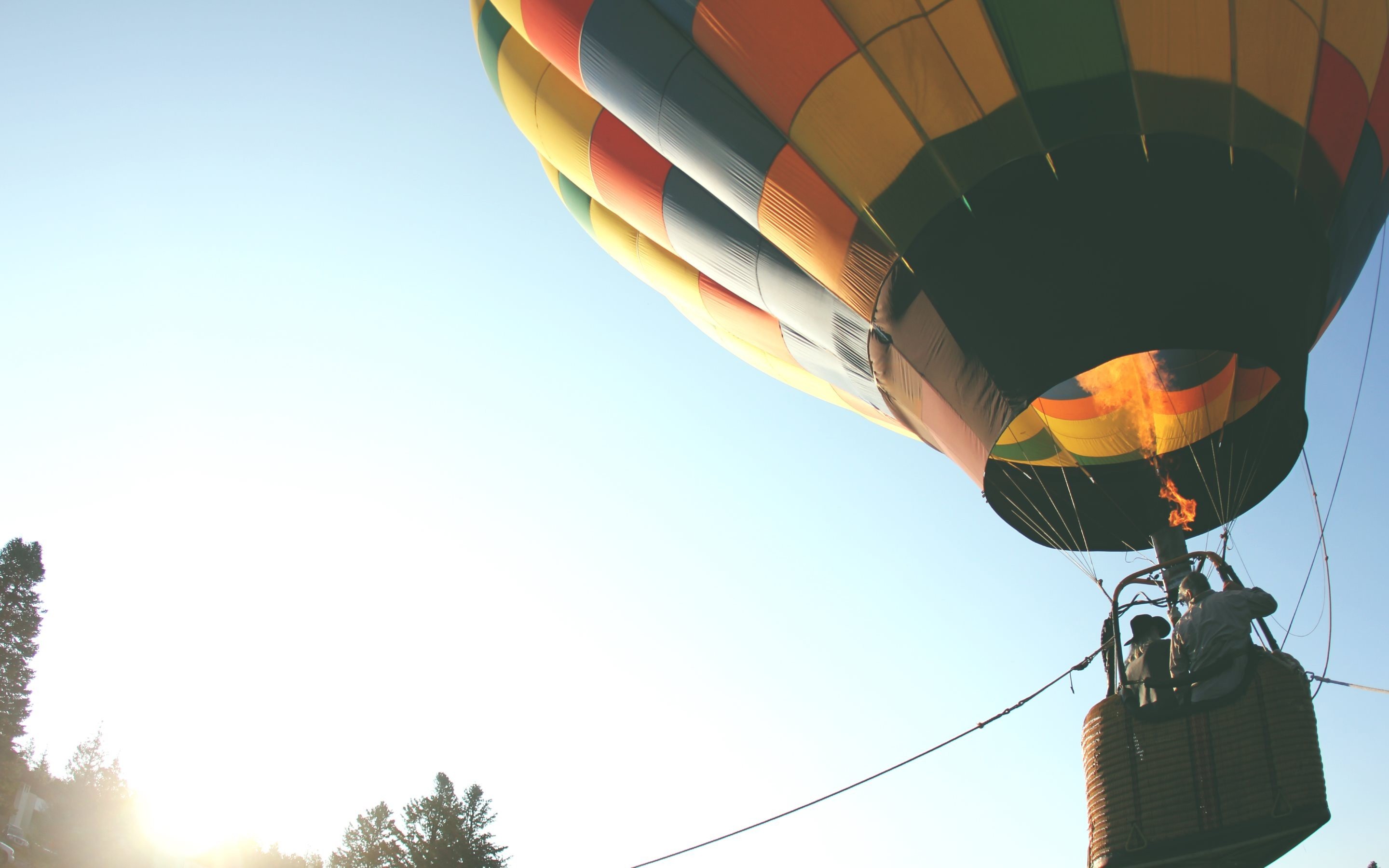 hot air balloons, Flying Wallpaper