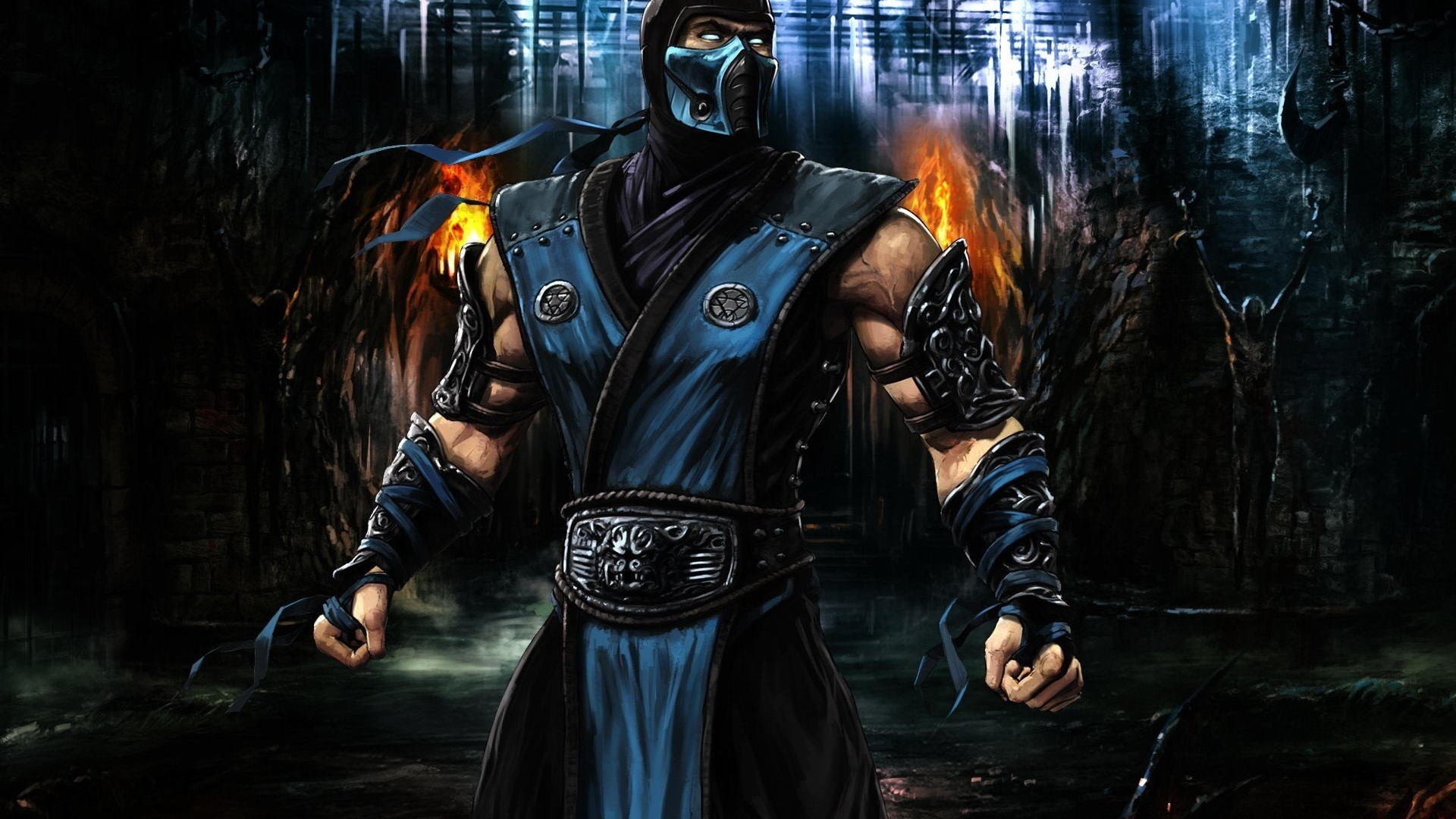 Mortal Kombat Logo Dragon Fire Ice 1440x3200  Desktop  Mobile  Wallpaper