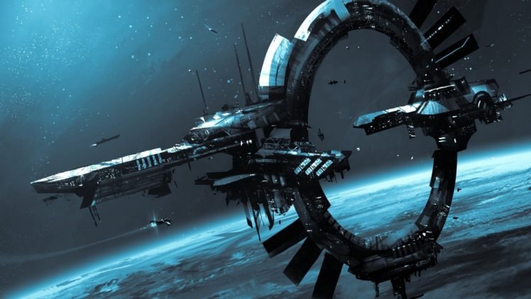 Star Citizen, Orbital Stations, Science fiction HD Wallpaper Desktop Background