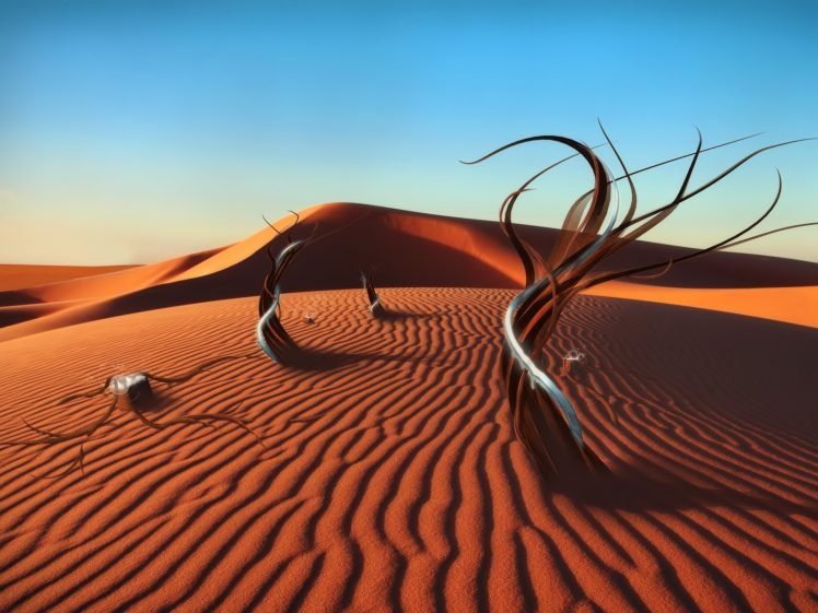 surreal, Desert HD Wallpaper Desktop Background
