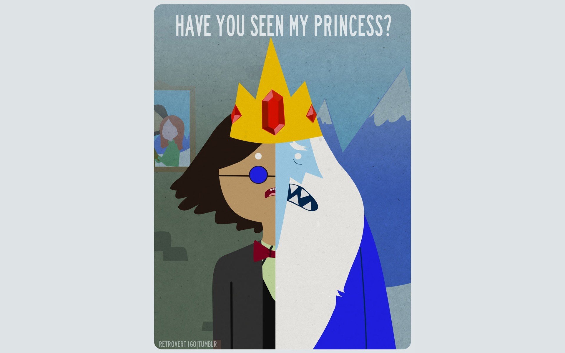 Adventure Time, Simon, Ice King, Crowns Wallpaper