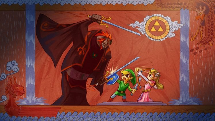 The Legend of Zelda, Link, Zelda, Triforce HD Wallpaper Desktop Background