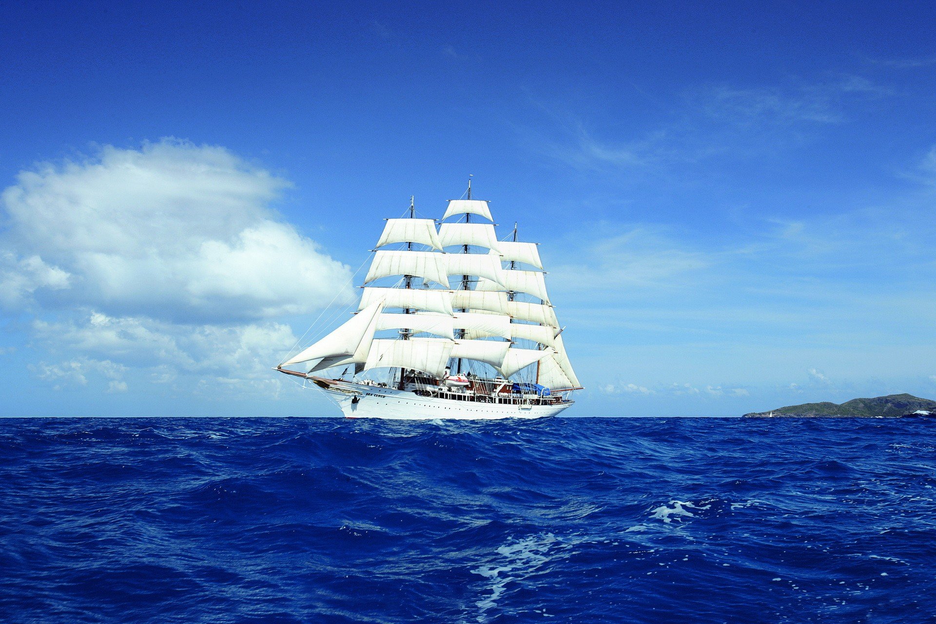 sailing ship, Corsair Wallpaper